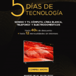 Promoción Palacio de Hierro 5 Días de Tecnología: hasta 40% de descuento + 12 MSI