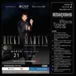 Boletos dobles GRATIS para el concierto de Ricky Martin con tus compras en Plaza Tlalne