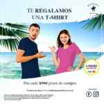 Promoción Rock Hampton: Playera gratis en compras a partir de $900 pesos