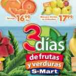 Ofertas S-Mart 3 Días de frutas y verduras del 24 al 26 de marzo