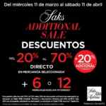 Additional Sale Saks: Hasta 70% de descuento + 20% adicional y msi