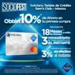 Promoción Sams Club Socio Fest 2020: 18 meses sin intereses + 3 de bonificación del 12 al 16 de marzo