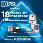 Promoción Sams Club Socio Fest 2020: 18 meses sin intereses + 3 de bonificación del 12 al 16 de marzo