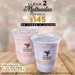 En Santa Clara 2 malteadas por $145 de lunes a jueves