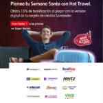 Promoción Santander Hot Travel 2020: 15% de bonificación al pagar con tarjeta digital