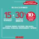 Promoción Sears fin de semana: Hasta 15 msi + 30% de descuento en hogar, electrónica, línea blanca y más