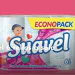 Cupón Soriana Soriticket de papel higiénico Suavel 6 rollos a $20 pesos