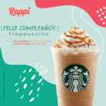 Promoción Starbucks 25 Años Frappuccino: 2x1 en frappuccinos al pedir por Rappi sólo hoy