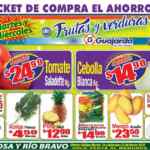 Ofertas Super Guajardo frutas y verduras 24 y 25 de marzo 2020