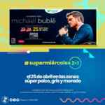 2x1 en boletos a conciertos y espectáculos en el Super Miércoles de Super Boletos hoy 4 de marzo