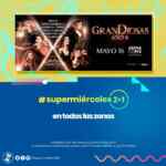 2x1 en boletos a conciertos y espectáculos en el Super Miércoles de Super Boletos hoy 11 de marzo