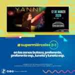 2x1 en boletos a conciertos y espectáculos en el Super Miércoles de Super Boletos hoy 4 de marzo