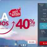 Promoción Aerolínes TAR Hot Travel 2020: 40% de descuento en todos los vuelos