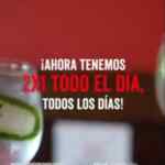 En TGI Fridays 2x1 en cervezas y tragos todo el día todos los días