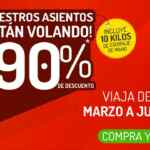 Promoción Viva Aerobus de hasta 90% de descuento en vuelos de marzo a junio