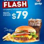 Combo Flash Wendys: Combo Dave's Clásica a $79 sólo hoy