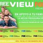 Canales Fox Premium Gratis del 19 al 31 de marzo 2020 por contingencia