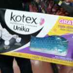 Promoción Kotex de cojín térmico Gratis en empaques marcados