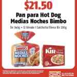 Promoción Oxxo de salchichas Kir a $1 peso en la compra de unas medias noches Bimbo