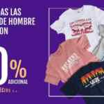 Promoción Promoda: 20% de descuento adicional en todas las playeras de hombre y mujer