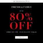 Venta Familia y Amigos BCBGMAXAZRIA: hasta 80% de descuento