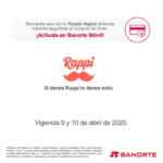 Promoción Banorte Rappi Quédate en Casa: 10% de descuento al pedir en Rappi