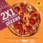 Promoción California Pizza Kitchen: 2x1 en pizzas para llevar o al pedir por Uber Eats, Rappi y DiDi Food