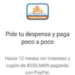 Promoción Chedraui PayPal: cupón de $250 + 12 MSI en compras de $1,200