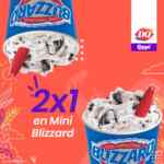 Promoción Dairy Queen Rappi de 2x1 en helados Blizzard Mini