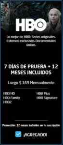 DirecTV Go México ofrece 12 meses de HBO GRATIS