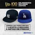 Promoción dportenis New Era: 50% de descuento en la segunda gorra