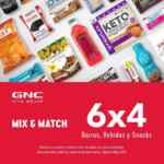 Promoción GNC Mix & Match: 6x4 en barras, bebidas y snacks