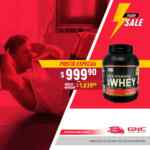 Flash Sale GNC: Proteína Gold Standard 100% Whey 5 Lbs a $999