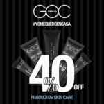 Promoción GOC makeup de 40% de descuento en productos de skincare