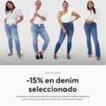 Promoción H&M de 15% de descuento en artículos denim seleccionados