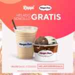 Cupón Rappi Haagen Dazs: Helado sencillo GRATIS