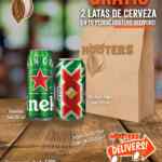 Promoción Hooters Delivery: 2 latas de cerveza Heineken, Amstel o XX en pedidos desde $299
