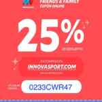 Cupón Innovasport Friends & Family 25% de descuento en tienda online