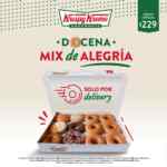 Promoción Krispy Kreme: Docena Mix de Alegría a $229 esta semana
