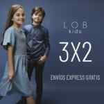 Promoción LOB Kids de 3x2 en ropa y calzado infantil + envío gratis