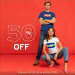 En Levis segundo a mitad de precio en playeras y tops
