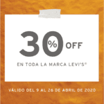 Rebajas de Primavera Levis: 30% de descuento en toda la tienda en línea