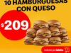 Cupón McDonalds de 10 hamburguesas con queso por $209 por Automac