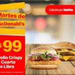 Cupones Martes de McDonalds 21 de abril 2020