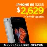 iPhone 6s de 32GB a sólo $2,629 + envío gratis en Mobo