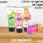 Promoción Natural Scents de gel antibacterial Gratis en compras de $200 o más