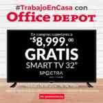 En Office Depot pantalla de 32" Gratis en compras de $8,999 o más