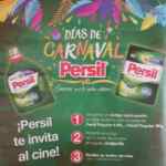 Promoción Persil Días de Carnaval: boleto Cinépolis Gratis en la compra de un detergente Persil