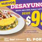 En El Portón nuevos desayunos con fruta y café por $99 pesos