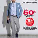 En Sears hasta 50% de descuento directo en trajes, sacos y pantalones de vestir para caballero